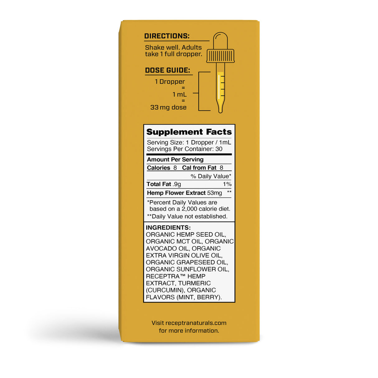 Relief CBD Oil + Turmeric (33mg)