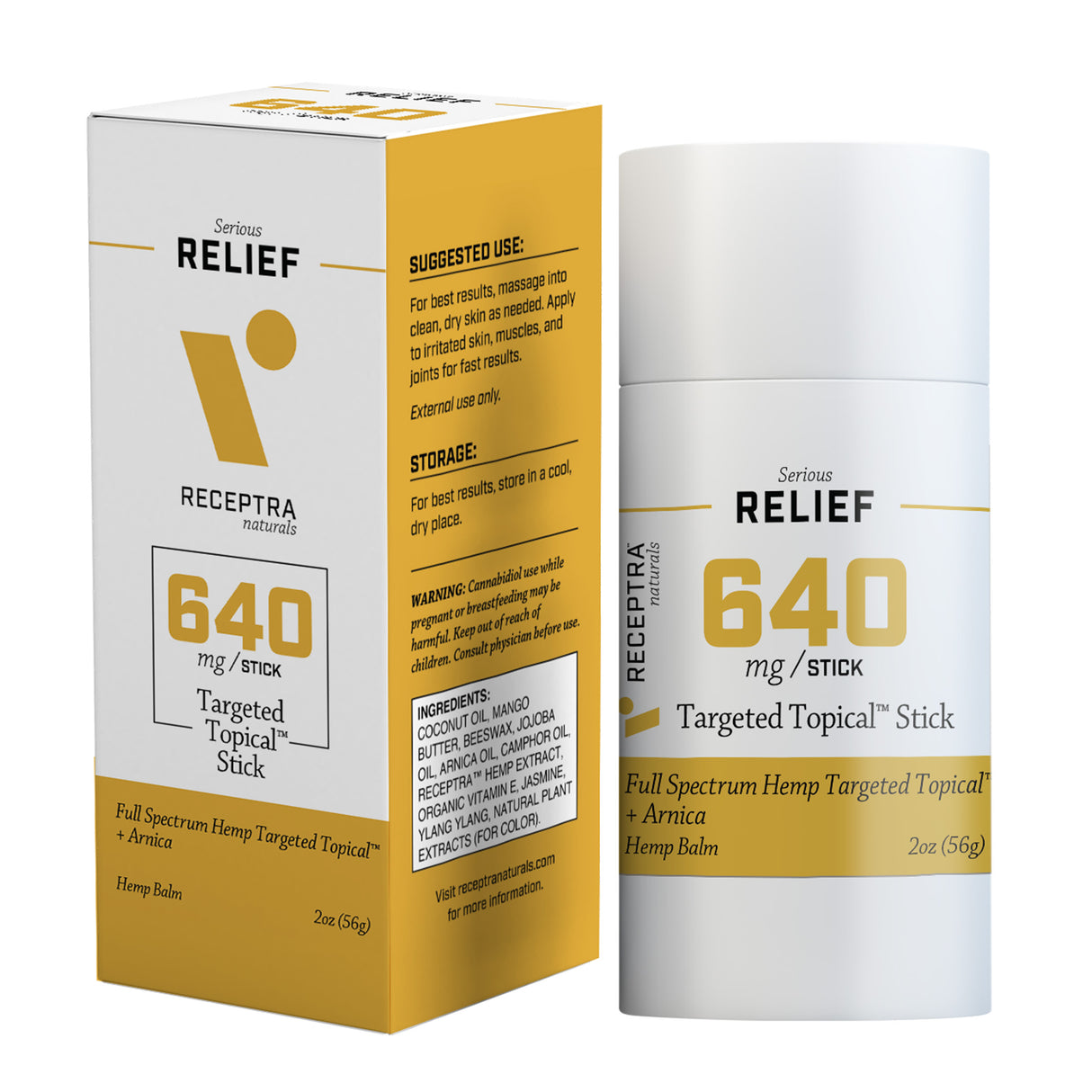 Serious Relief + Arnica Targeted Topical™ Stick CBD