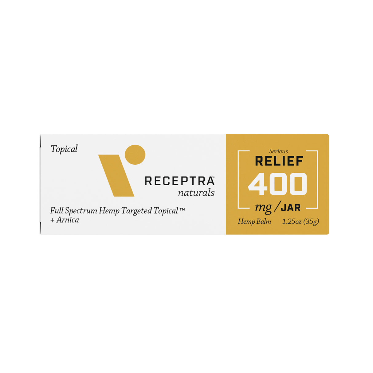 Serious Relief + Arnica Targeted Topical-400mg (1.25oz) CBD