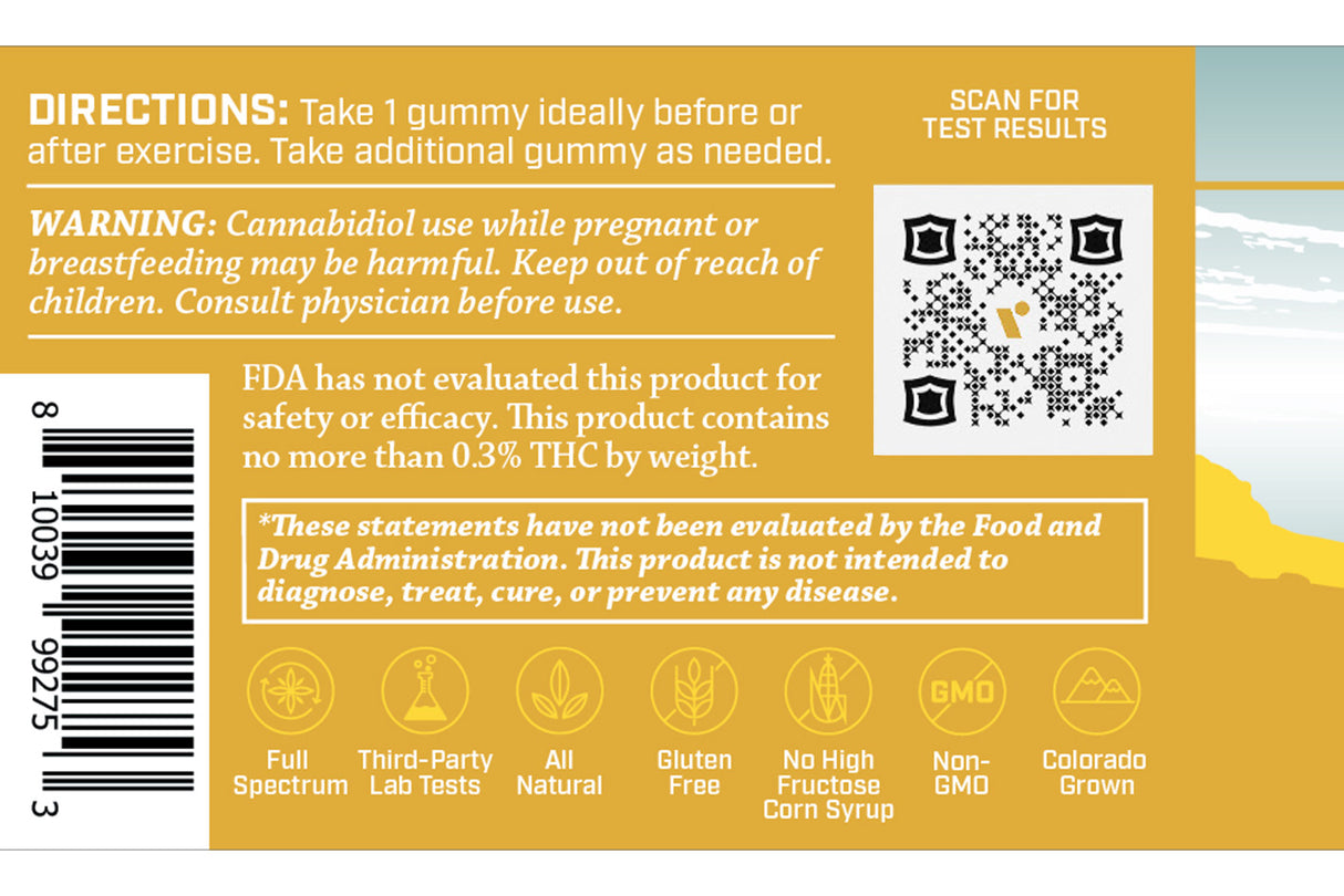 Relief Gummies CBD + Turmeric (33mg) 30ct