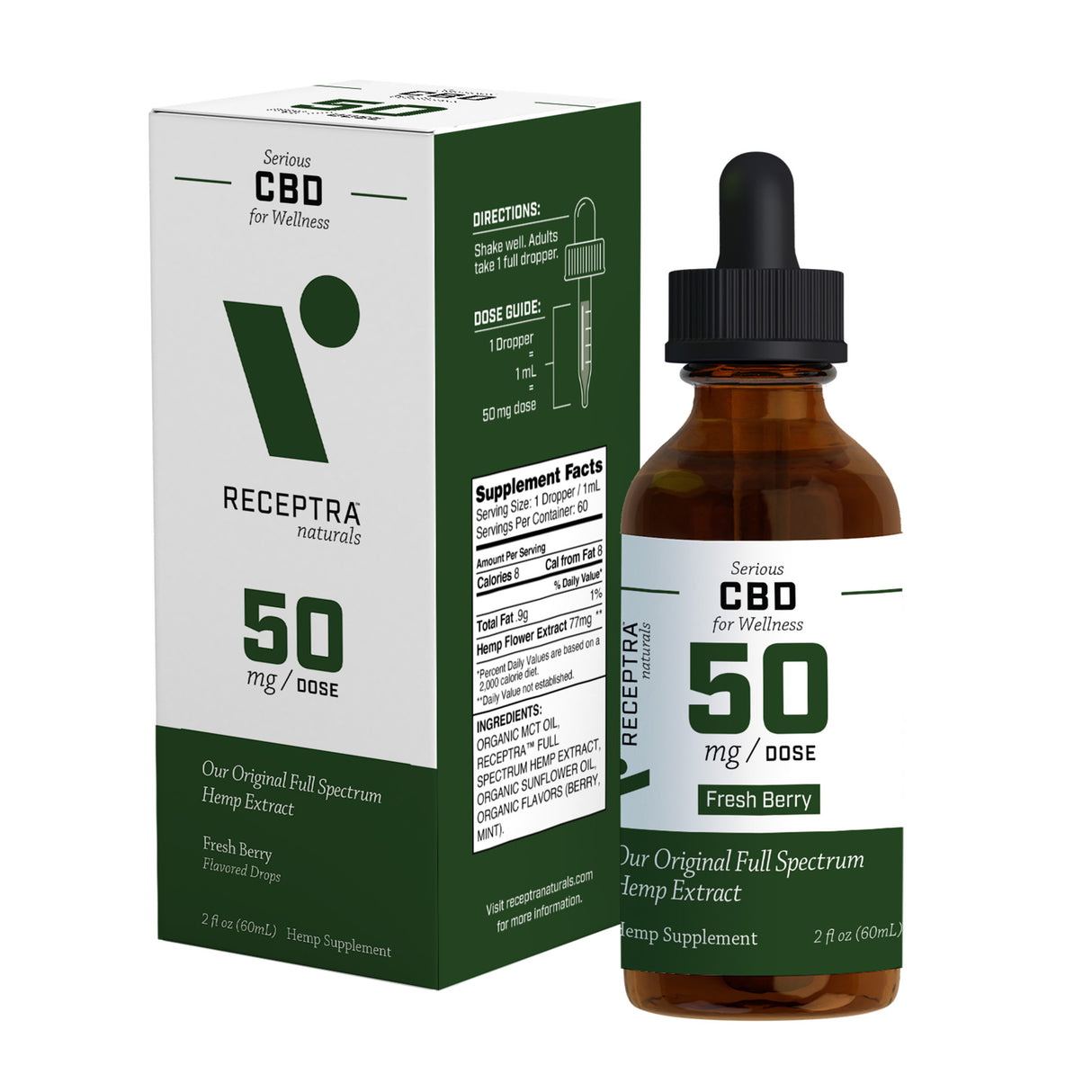 Wellness CBD Oil 50mg (2oz)